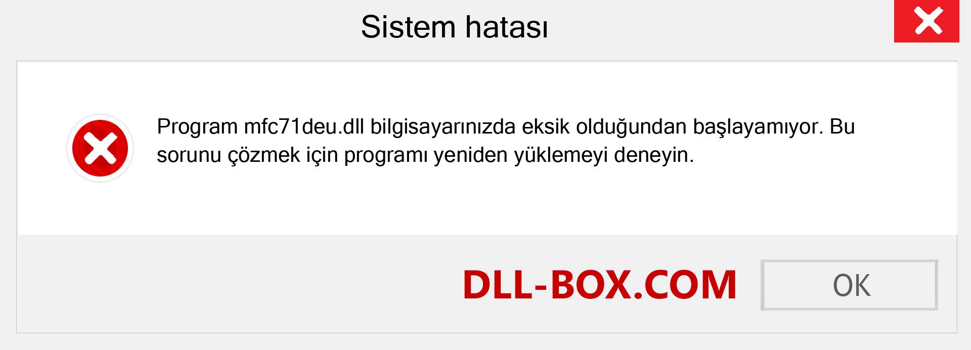 mfc71deu.dll dosyası eksik mi? Windows 7, 8, 10 için İndirin - Windows'ta mfc71deu dll Eksik Hatasını Düzeltin, fotoğraflar, resimler